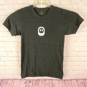 Super Simple Men's Gray Short Sleeve and Crewneck Graph Tee. Size: Medium